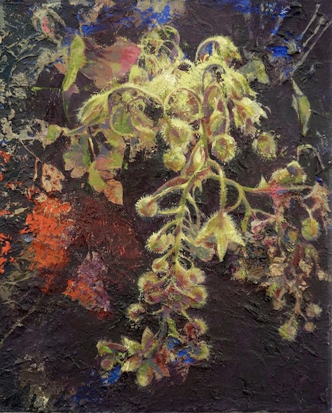 Katrin Heichel: BB XII, 2018, Öl auf Leinwand, 30,5 x 24 cm

